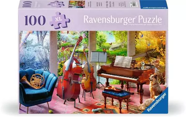 Puzzle 100 Teile - Musikalische Jahreszeiten