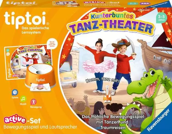ACTIVE Set Kunterbuntes Tanz-Theater - Lernspiel ab 3 Jahren