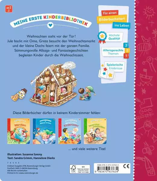 Meine erste Kinderbibliothek - Meine ersten Weihnachts-Geschichten