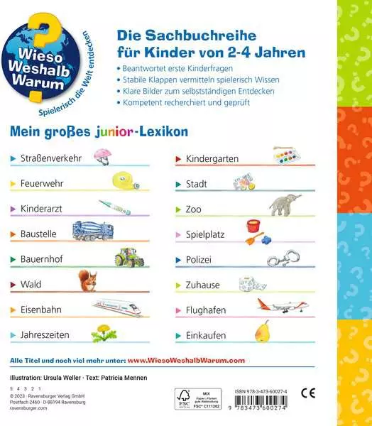 Ravensburger Wieso? Weshalb? Warum? Sonderband - Mein großes junior-Lexikon