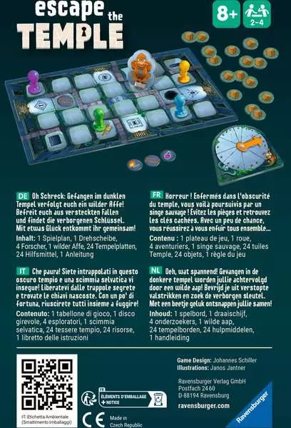 Escape the Temple - Reisespiel ab 8 Jahren