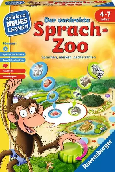 Der verdrehte Sprach-Zoo - Kinderspiel ab 4 Jahren