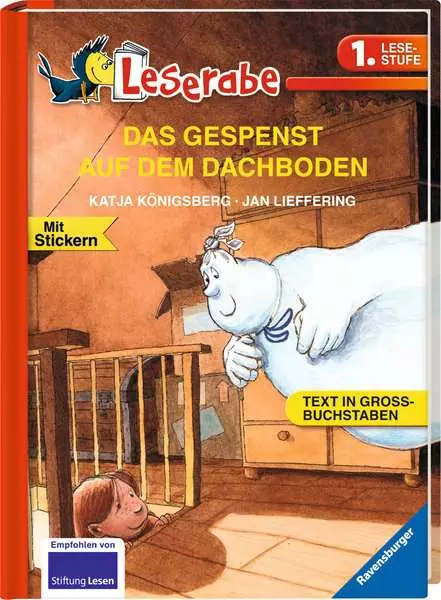 Leserabe 1. Lesestufe - DAS GESPENST AUF DEM DACHBODEN