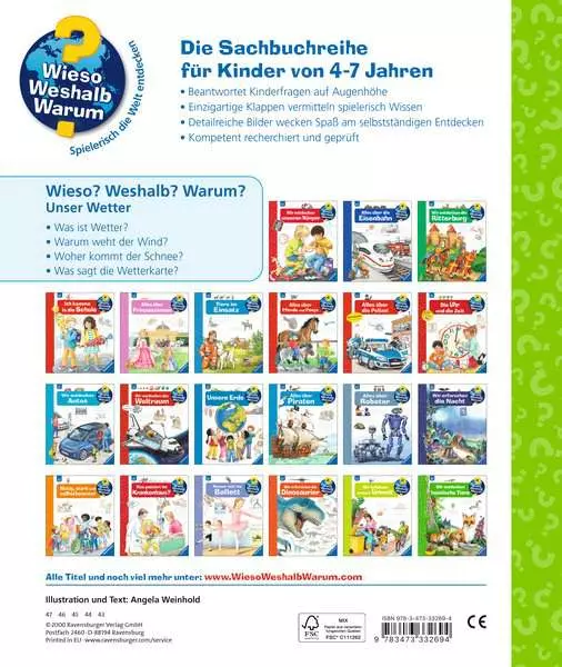 Ravensburger Wieso? Weshalb? Warum?. Band 10 - Unser Wetter