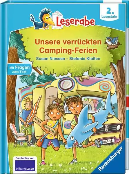 Leserabe 2. Lesestufe - Unsere verrückten Camping-Ferien