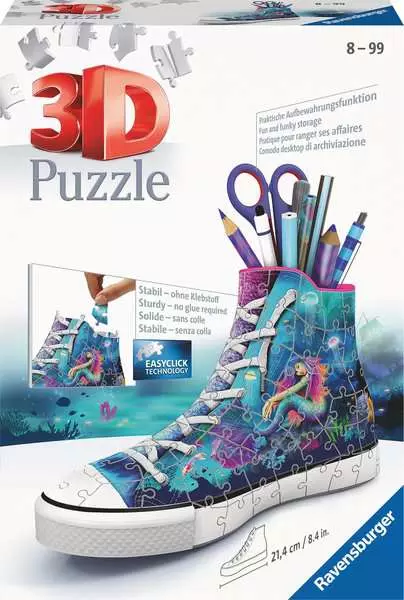 3D Puzzle Sneaker Bezaubernde Meerjungfrauen