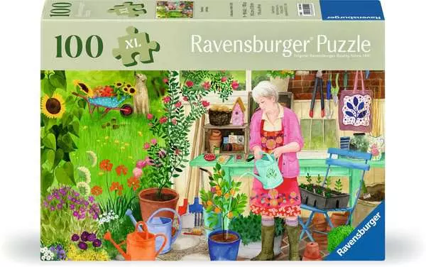 Puzzle 100 Teile - Gartenarbeit