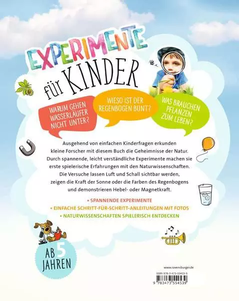 Experimente für Kinder