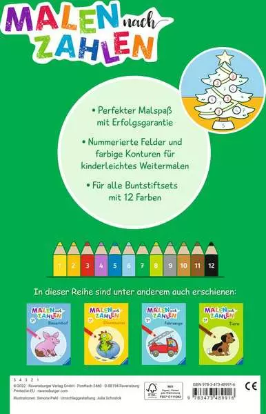 Malen nach Zahlen - Weihnachten