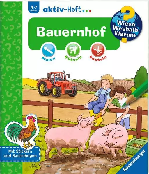 Ravensburger Wieso? Weshalb? Warum? aktiv-Heft - Bauernhof