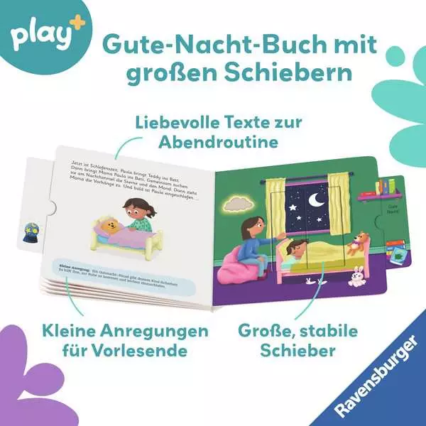 Play+ Mein erstes Schiebebuch Gute Nacht - ab 18 Monate