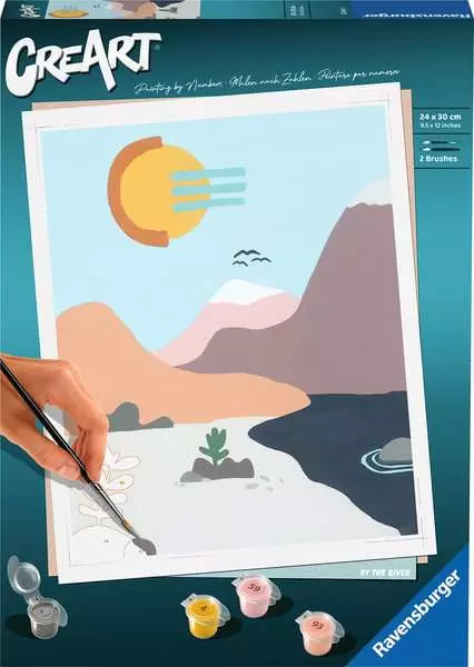 CreArt Am Fluss - Malen nach Zahlen für Erwachsene