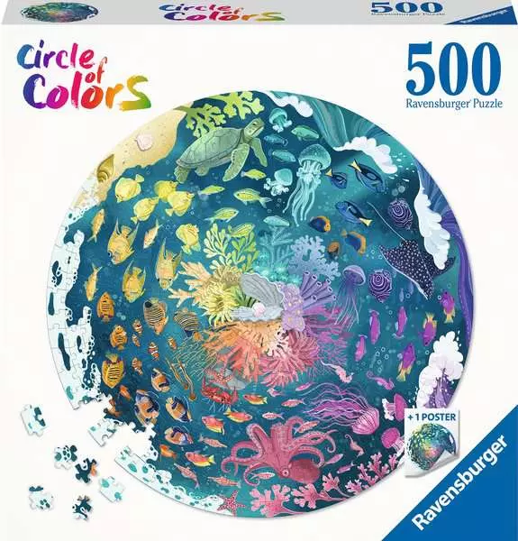 Puzzle 500 Teile - Circle of Colors - Ozean & U-Boot