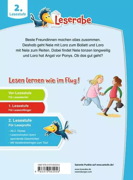 Leserabe 2. Lesestufe - Beste Freundinnen auf dem Reiterhof