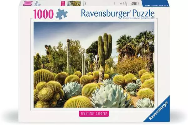 Puzzle 1000 Teile - Der Huntington Wüstengarten Kalifornia. USA