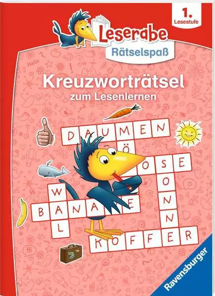 Leserabe Rätselspaß - Kreuzworträtsel zum Lesenlernen (1. Lesestufe)