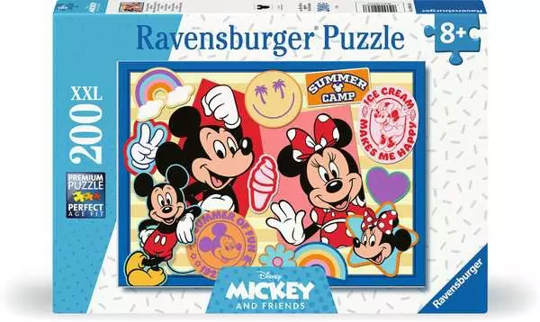 Kinderpuzzle ab 8 Jahren - Unterwegs mit Mickey und Minnie - 200 Teile