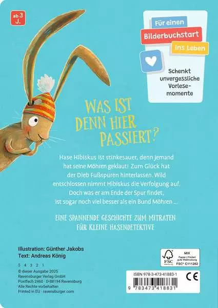 Hase Hibiskus und der Möhrenklau