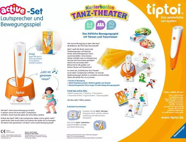 ACTIVE Set Kunterbuntes Tanz-Theater - Lernspiel ab 3 Jahren