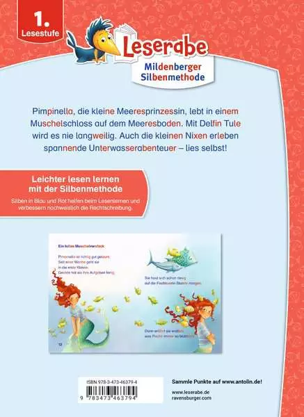 Leserabe Sonderausgaben - Geschichten von Meermädchen - Silbe für Silbe lesen lernen