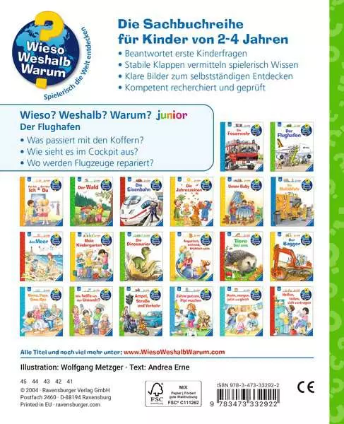 Ravensburger Wieso? Weshalb? Warum? junior. Band 3 - Der Flughafen