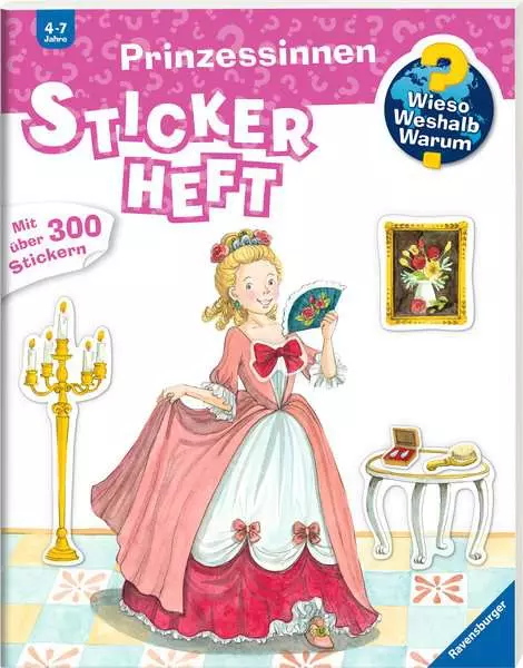 Ravensburger Wieso? Weshalb? Warum? Stickerheft - Prinzessinnen
