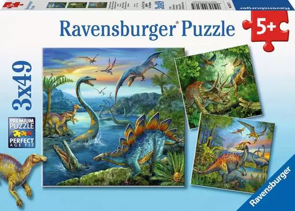 Kinderpuzzle ab 5 Jahren - Faszination Dinosaurier - 49 Teile