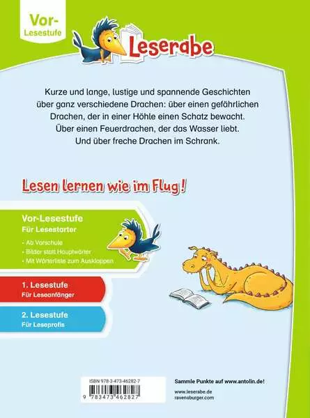 Leserabe Vor-Lesestufe - Drachengeschichten