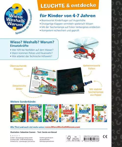 Ravensburger Wieso? Weshalb? Warum? Leuchte und entdecke - Einsatzäfte