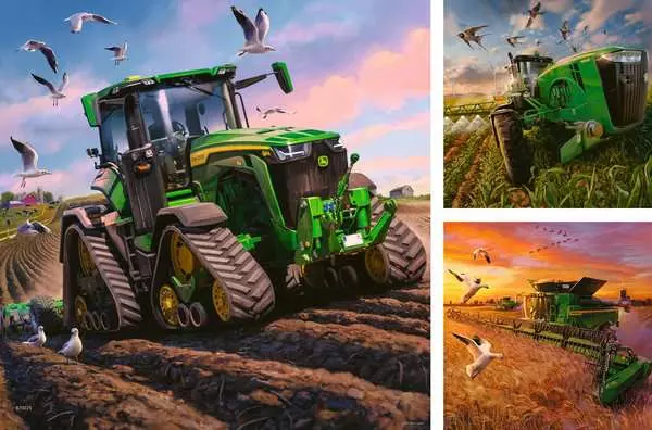 Kinderpuzzle ab 5 Jahren - John Deere in Aktion - 49 Teile