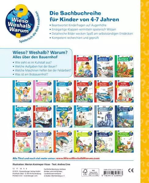 Ravensburger Wieso? Weshalb? Warum?. Band 3 - Alles über den Bauernhof