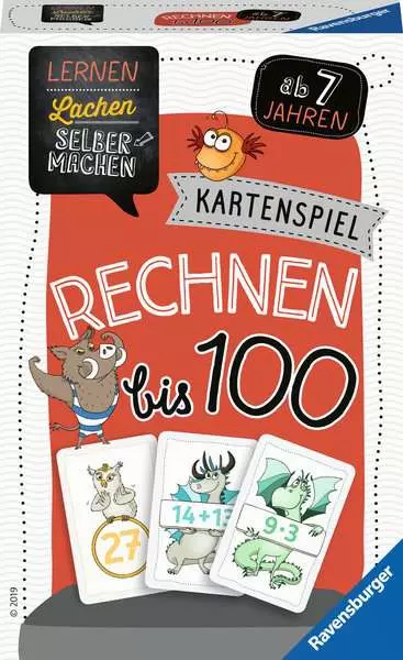 Lernen Lachen Selbermachen: Rechnen bis 100 - Kartenspiel ab 7 Jahren