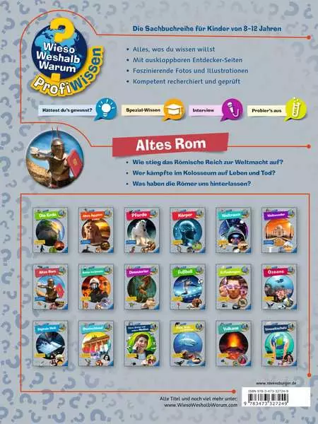 Ravensburger Wieso? Weshalb? Warum? ProfiWissen. Band 9 - Altes Rom