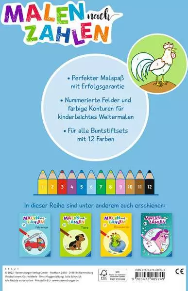 Malen nach Zahlen - Bauernhof