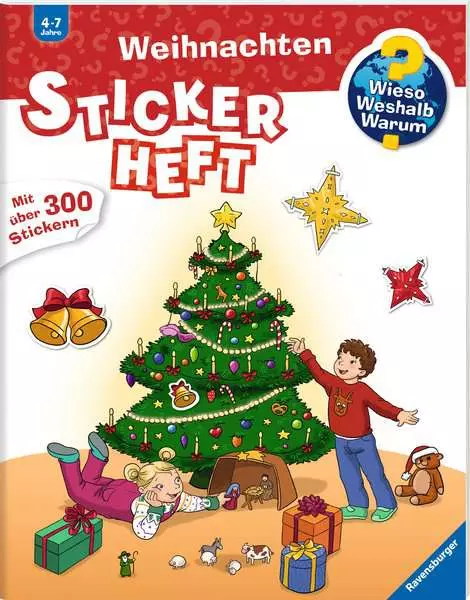 Ravensburger Wieso? Weshalb? Warum? Stickerheft - Weihnachten