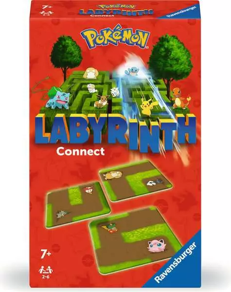 Pokémon: Labyrinth Connect - Reisespiel ab 7 Jahren