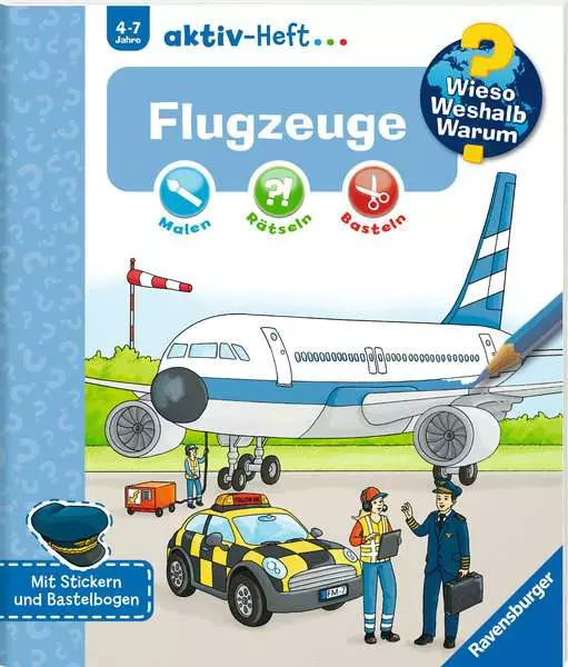Ravensburger Wieso? Weshalb? Warum? aktiv-Heft - Flugzeuge