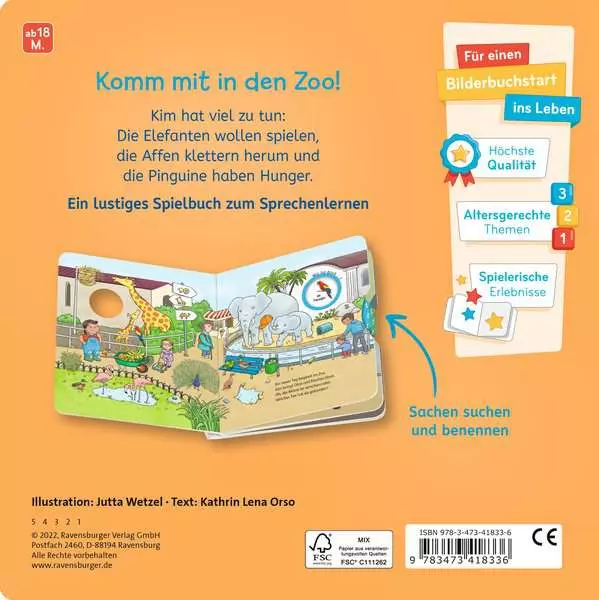 Wo ist bloß …? - Mein Zoo-Buch zum Sachen suchen