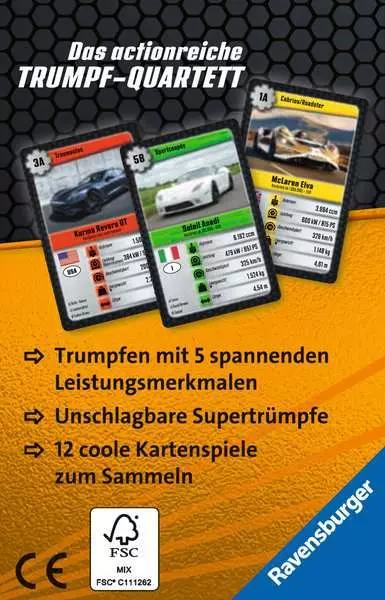 Supertrumpf Luxus Klasse - Kartenspiel ab 7 Jahren