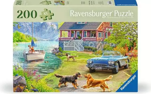 Puzzle 200 Teile - Sommerhaus am See