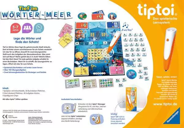 Tief im Wörter-Meer - Lernspiel ab 5 Jahren