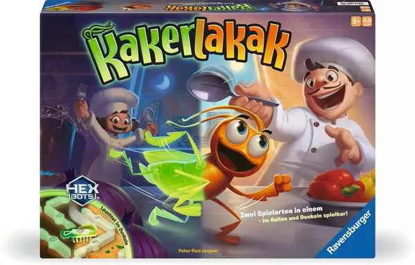 Kakerlakak - Glow in the Dark - Kinderspiel ab 5 Jahren