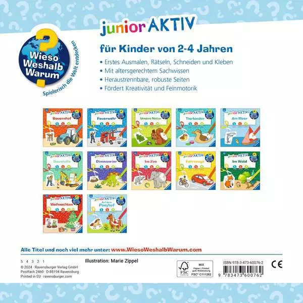 Ravensburger Wieso? Weshalb? Warum? junior AKTIV - Auf dem Ponyhof