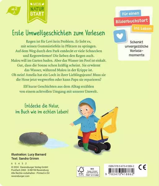 Ich mag Blumen. Bienen und Bäume