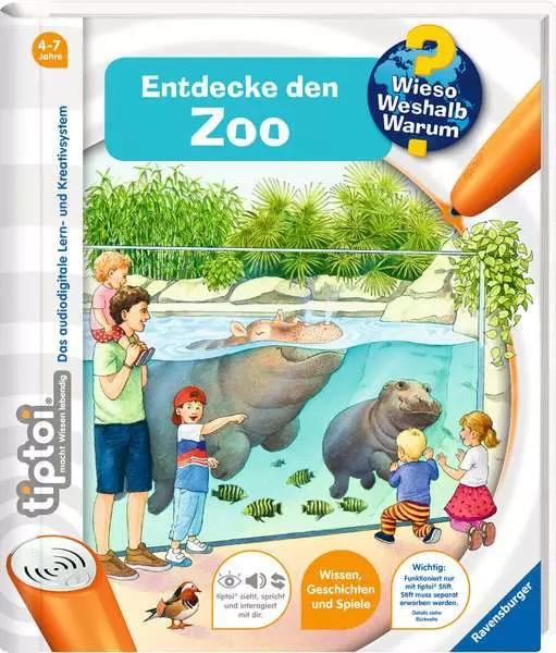 tiptoi® Wieso? Weshalb? Warum? - Entdecke den Zoo