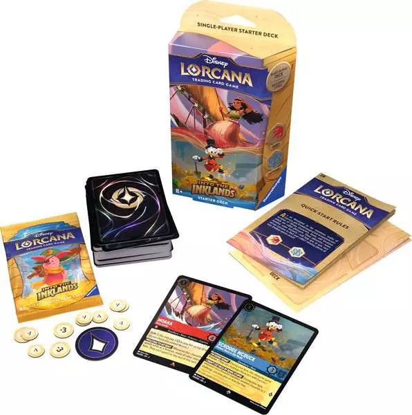 Disney Lorcana: Die Tintenlande - Starter Deck Rubin und Saphir (Englisch)