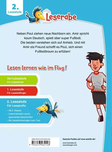 Leserabe 2. Lesestufe - 1:0 für Paul - Eine Fußballgeschichte