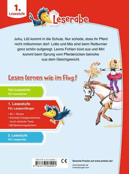 Leserabe 1. Lesestufe - Pferdegeschichten