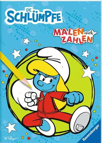 Die Schlümpfe - Malen nach Zahlen ab 5