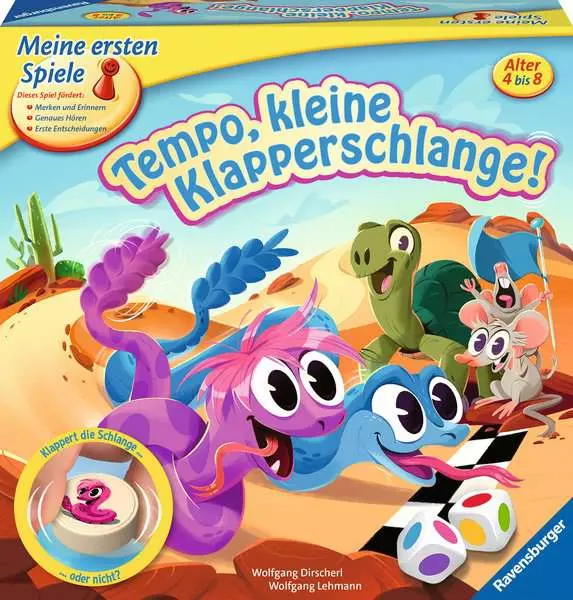 Tempo. kleine Klapperschlange! - Kinderspiel ab 4 Jahren